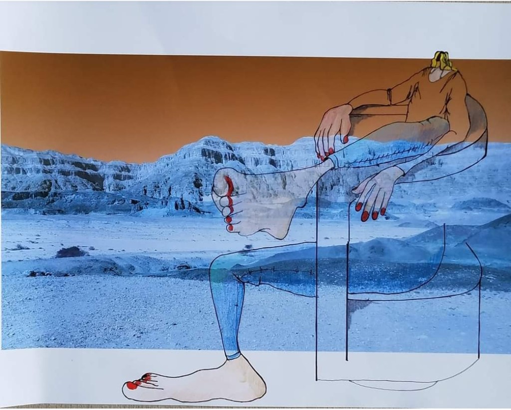 BLUE MOON (12X16) $50