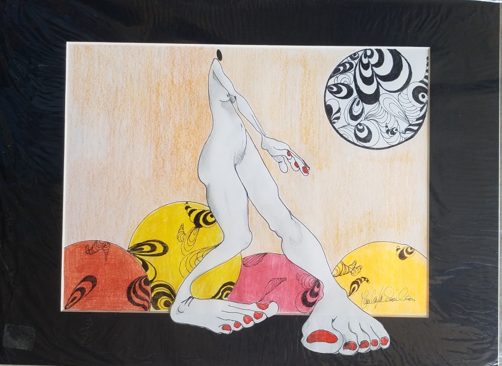 GLOBE WALKING (12X16) $50