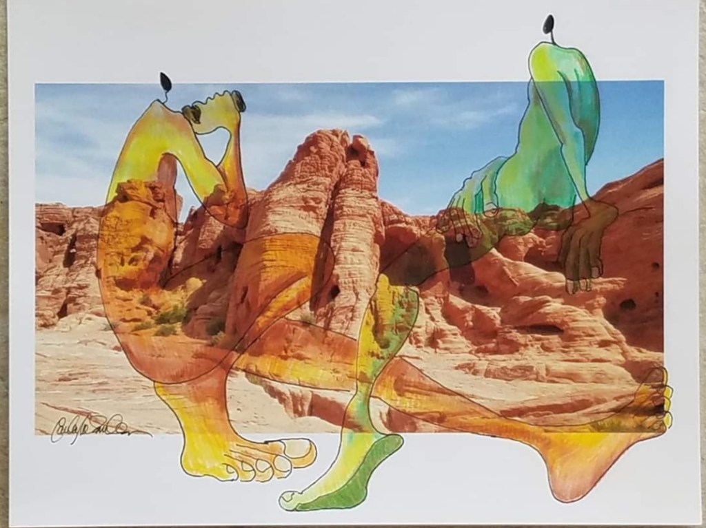 OUT AGAIN ( 8 1/"2 x 11") $40