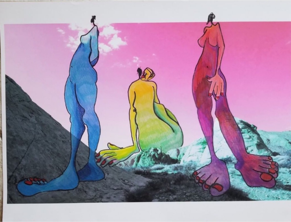 PINK SKIES (12X16) $85